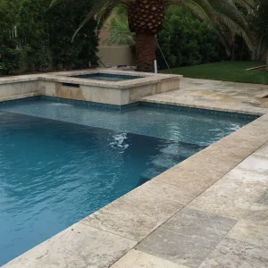 Oyster silver french pattern tiles and pavers travertine pool pavers beige tiles